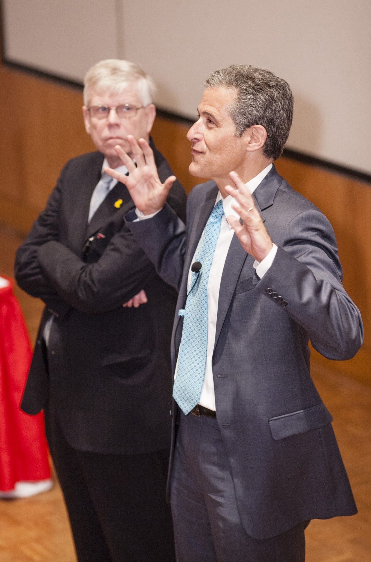 ABC News Chief Health and Medical Editor Richard Besser and Dr. Gerald Loughlin, t