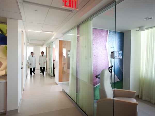 Chemotherapy infusion bays