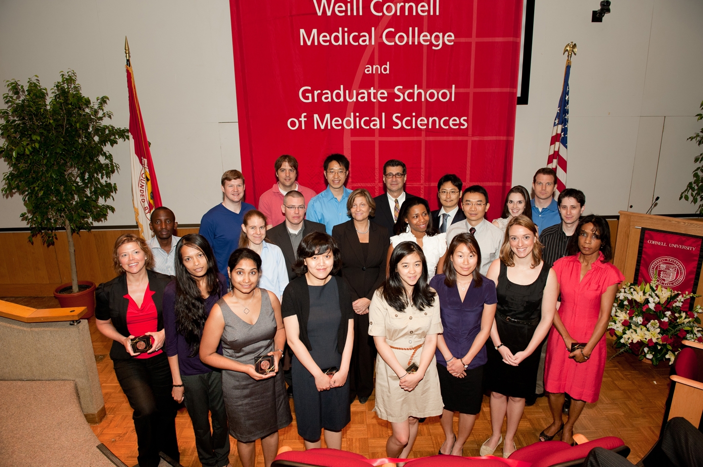 Graduate students honored at the annual Weill Cornell Medical College Graduate School of Medical Sciences Convocation