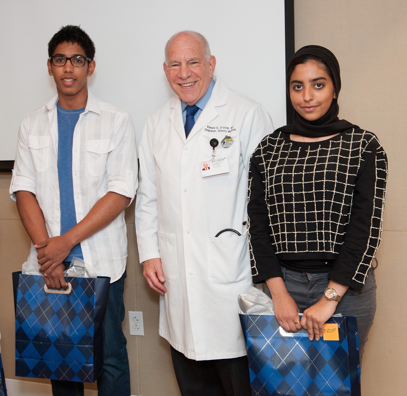 students and Dr. Crystal