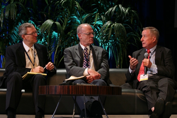 Drs. Ted Adams, Bruce Wolfe and Antonio M. Gotto Jr.