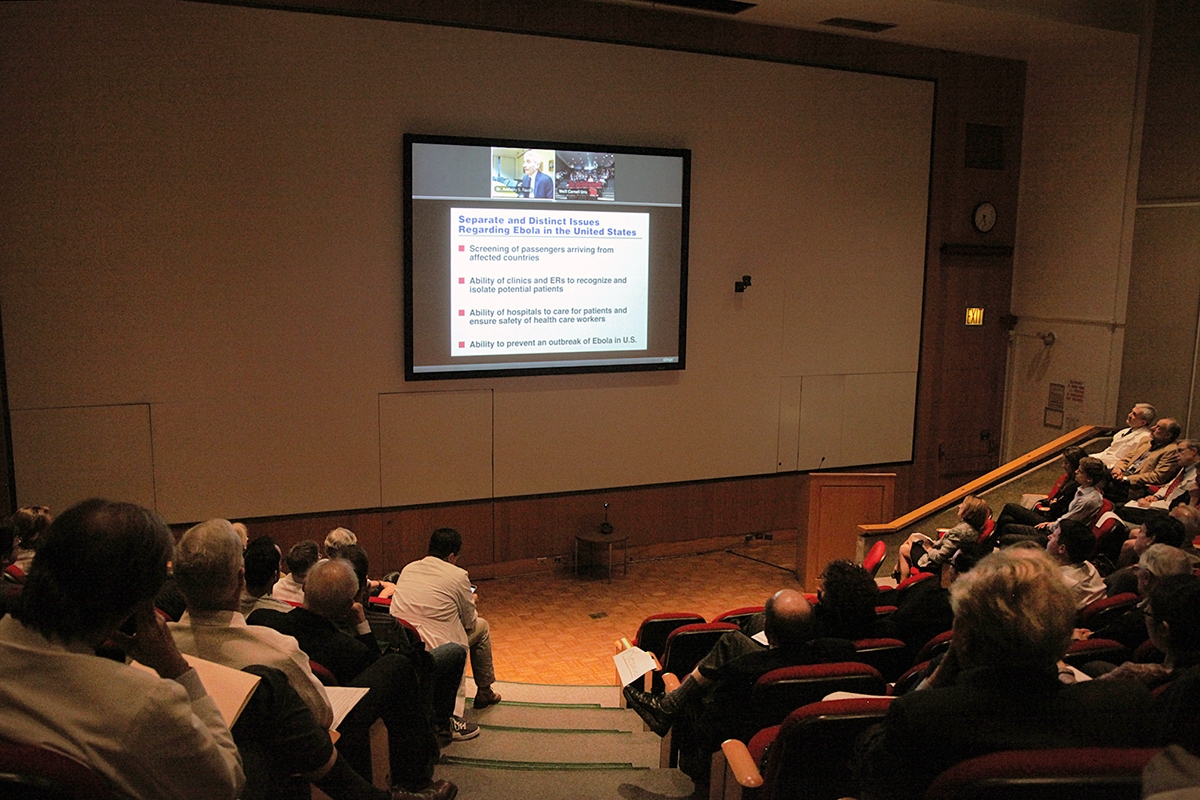 Dr. Anthony Fauci, Grand Rounds lecture "Ebola in West Africa: The Perfect Storm" 