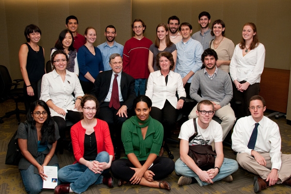 Drs. Oliver Fein and Madelon Finkel and Global Health Fellows.