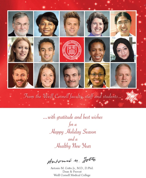 Holiday greetings from Dean Gotto