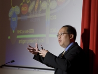 Dr. Lance Kam, assistant professor of biomedical engineering at Columbia University and guest lecturer at the Symposium on Nanomedicine.