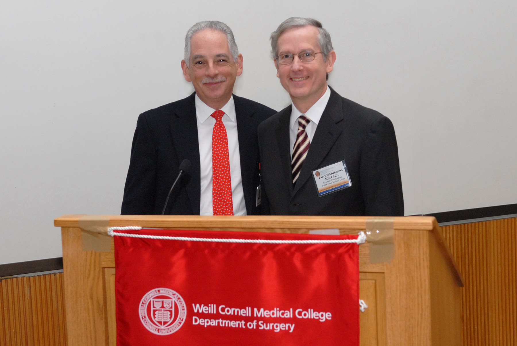 Drs. Fabrizio Michelassi and Steven J. Corwin
