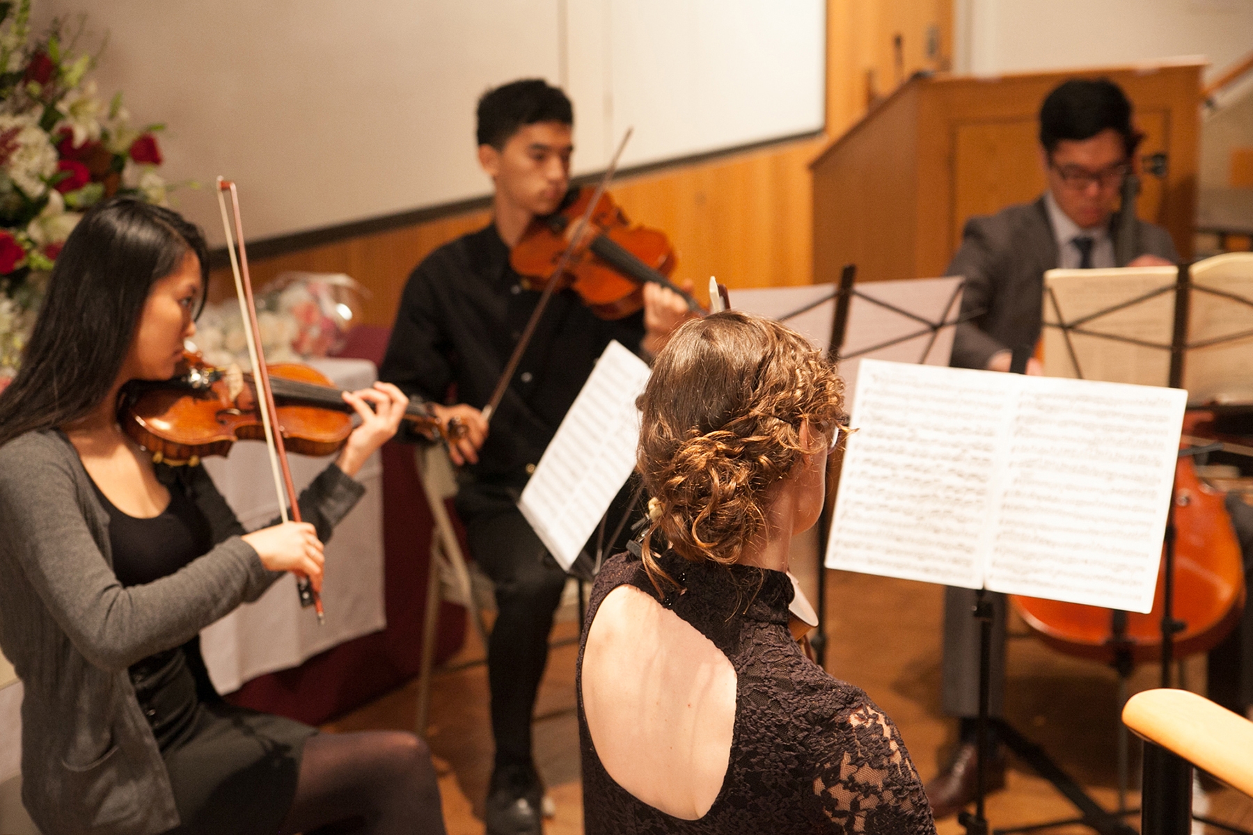 Jenny Xia, Peter Hung, Alexandra Miller and Tim Kim