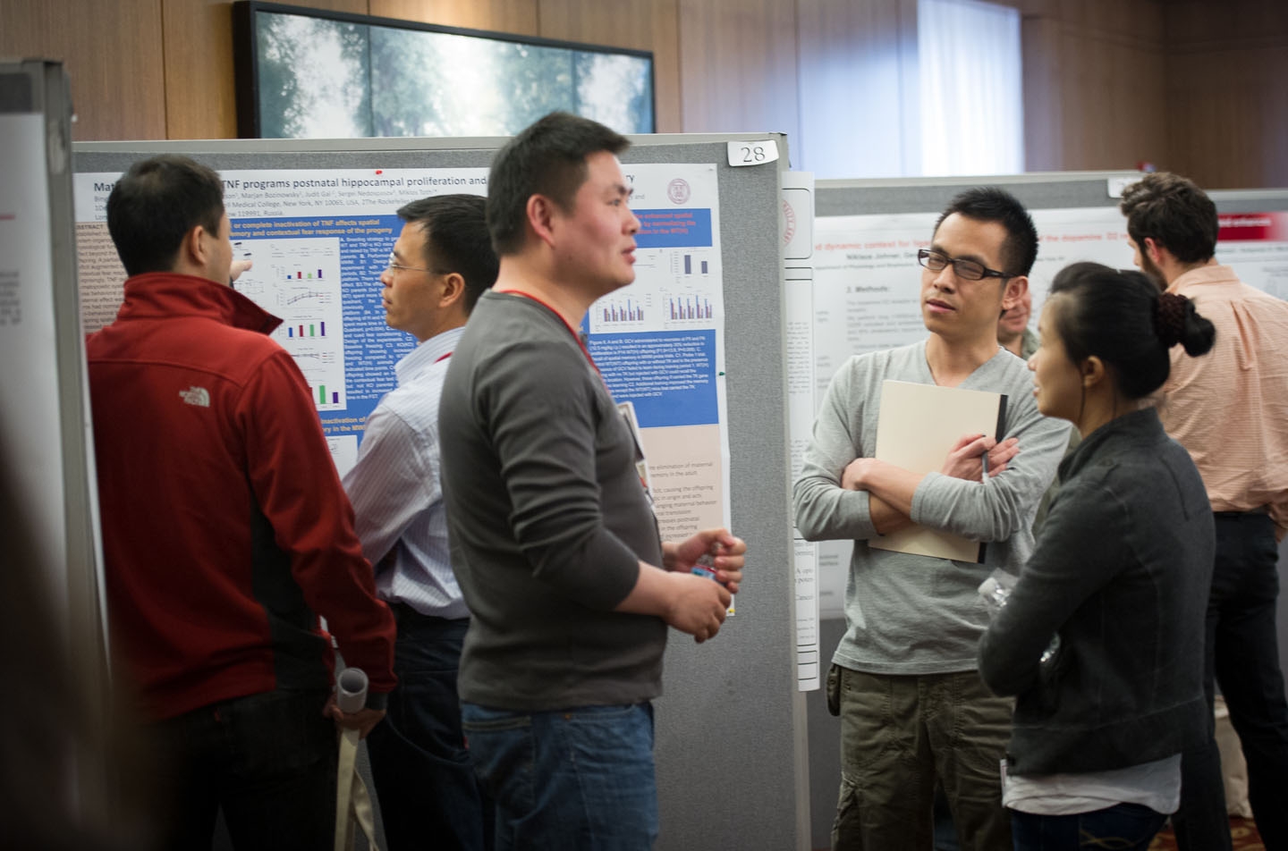 Postdocs at Weill Cornell share their research with their colleagues, faculty and other investigators during the Medical College's seventh annual Postdoctoral Research Day April 10. Postdocs at Weill Cornell share their research with their colleagues, faculty and other investigators during the Medical College's seventh annual Postdoctoral Research Day