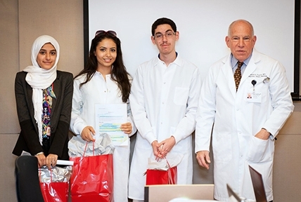 Kholoud Essa Abu-Holayqah, Naima Abdulrahman Alobaidli, Salah Majid Mahmoud and Dr. Ronald Crystal Kholoud Essa Abu-Holayqah, Naima Abdulrahman Alobaidli, Salah Majid Mahmoud and Dr. Ronald Crystal