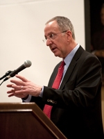 Cornell University President Dr. David Skorton speaking on "The Two Cultures," March 19. Cornell University President Dr. David Skorton speaking on "The Two Cultures"