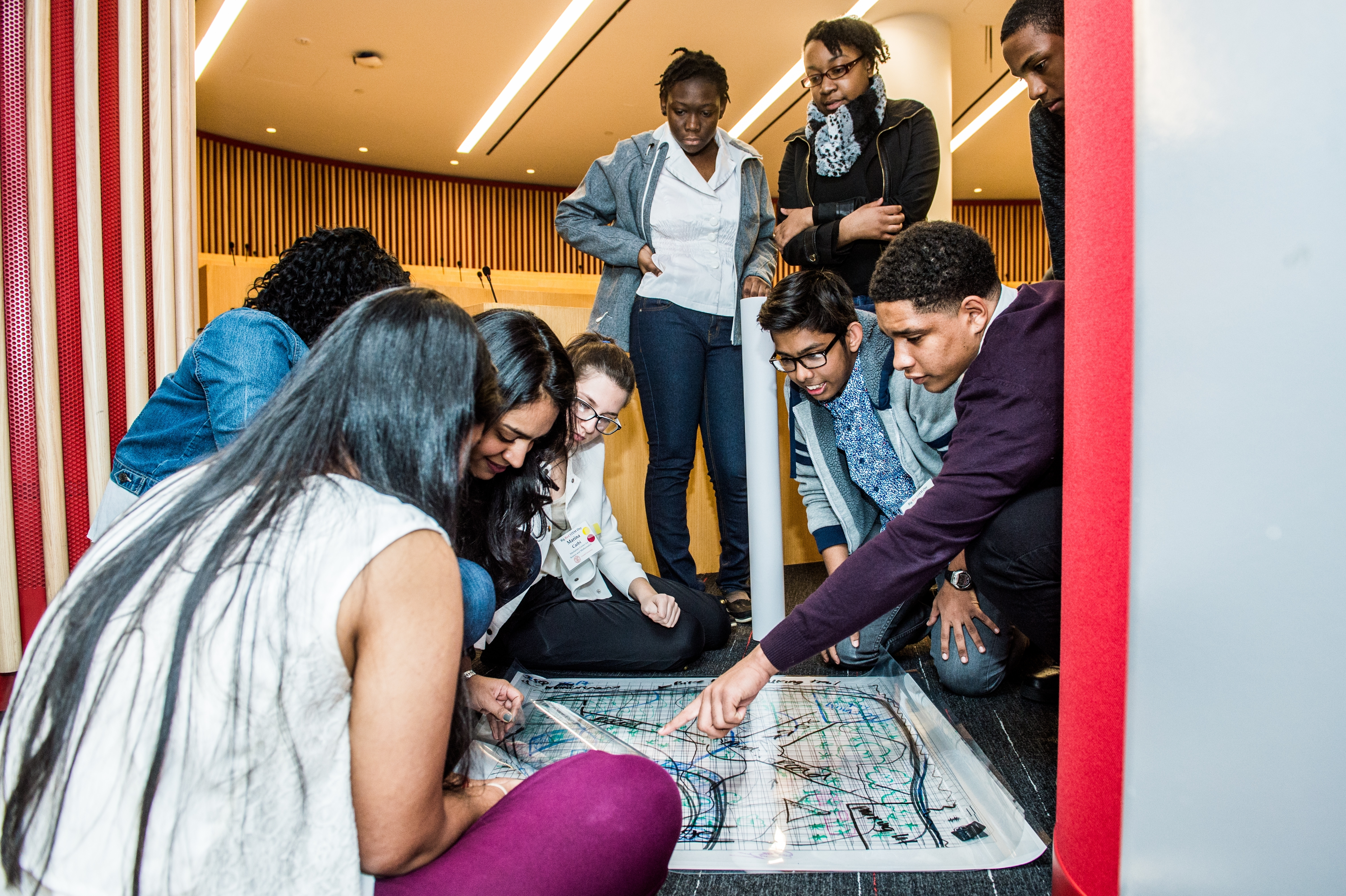 High school students collaborate on Big Red STEM Day