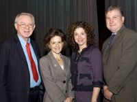 Drs. Herbert Pardes, Orli Etingin, Gail Saltz and John Leonard at the Women's Health Symposium