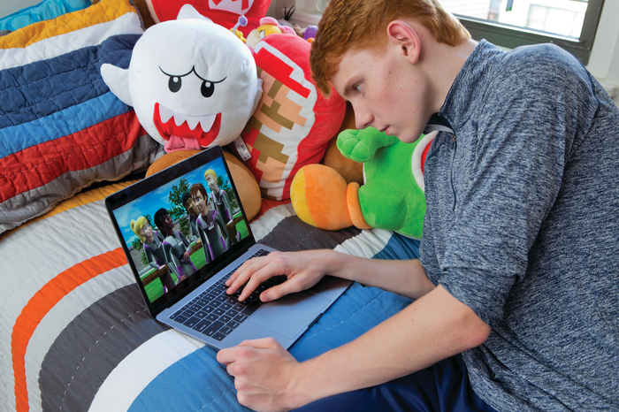 Manhattan teen Brad Lynch played the therapeutic video game Secret Agent Society to curb his social anxiety.